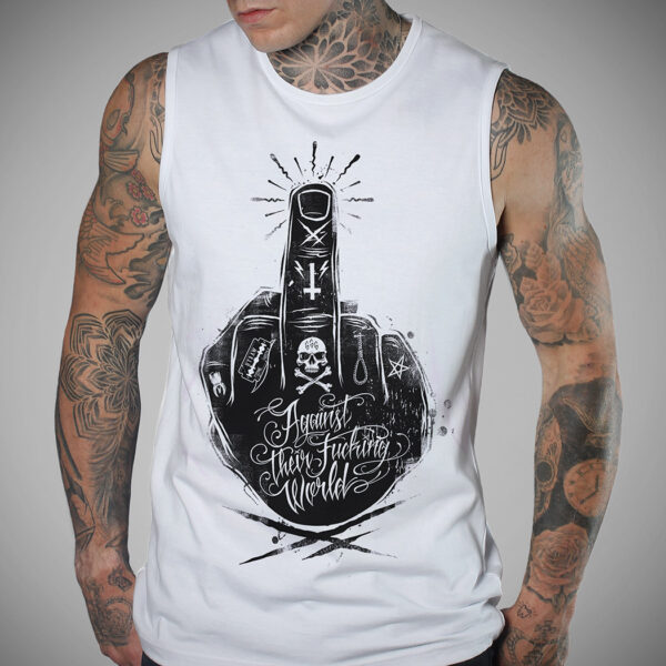 Débardeur FUCK WHITE
