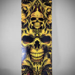 HORNED GODS deco skateboard