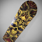 HORNED GODS deco skateboard
