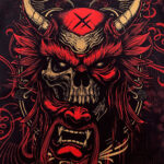 RED PHANTOM Cushion Cover