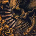Housse de coussin DEATH FLOWERS