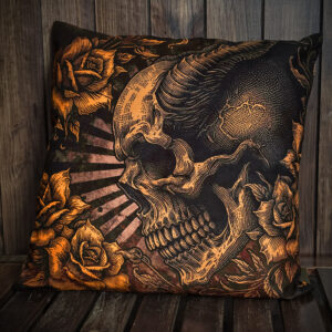 Housse de coussin DEATH FLOWERS
