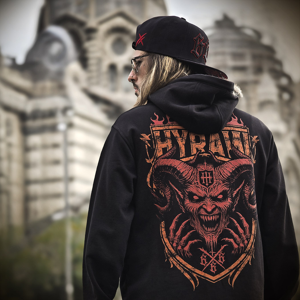 Sweat à capuche TEAM 666