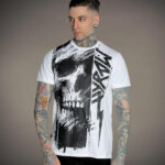 T-shirt PAINTED SKULL