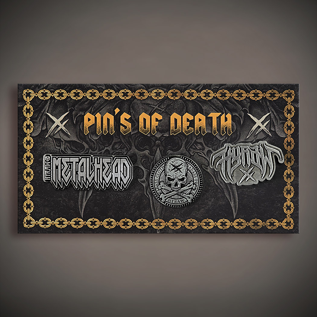 Carte 3 PIN'S METAL