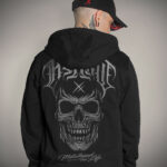 Sweat capuche METALHEAD GREY