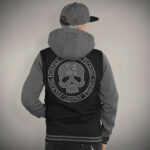 Sweat zippé GREY SKULL