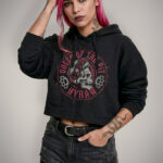 QUEEN OF THE PIT Croptop Sweatshirt