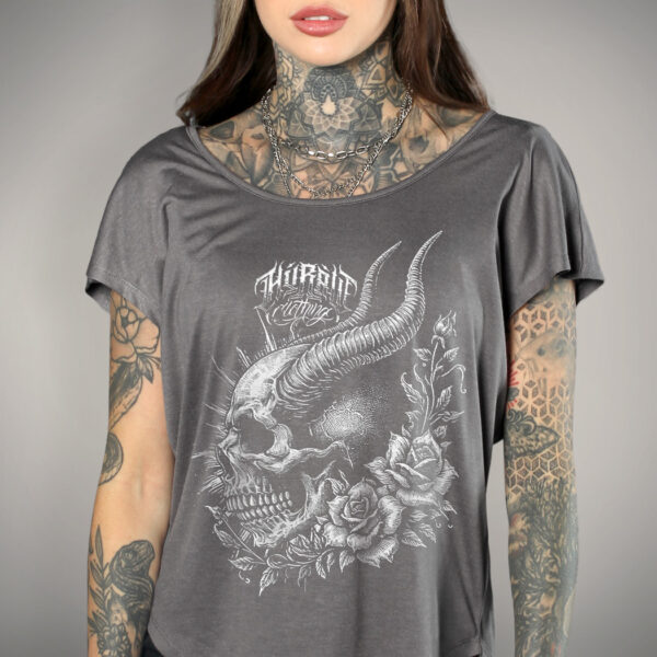 T-shirt femme BLUE ENGRAVED