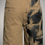 Short Chino CAMEL SKULL