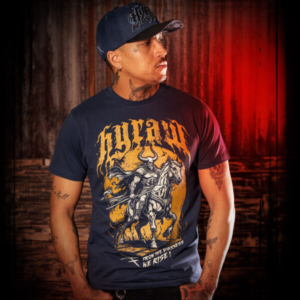 T-shirt HELL RIDER BLUE
