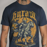 T-shirt HELL RIDER BLUE