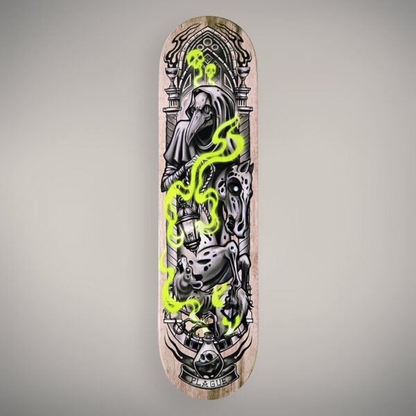 Skateboard déco PLAGUE