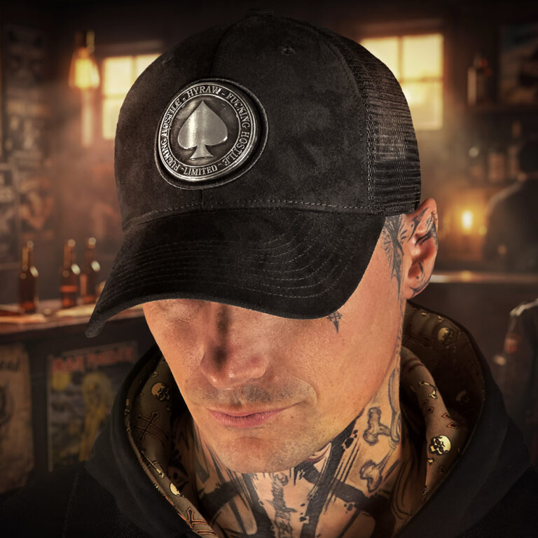 Casquette Trucker METAL ACE BLACK