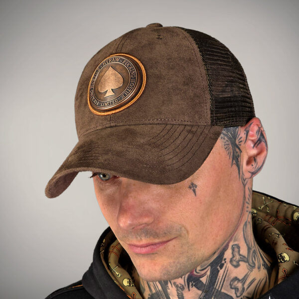 Casquette Trucker METAL ACE BROWN